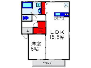 フロ－ラ緑地の物件間取画像